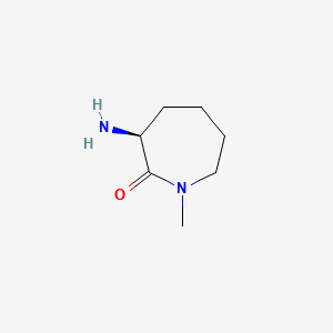 L-alpha-Amino-omega-methyl-1-caprolactam structure, CAS 209983-96-0