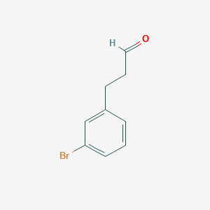 3-(3-Bromophenyl)propanal structure, CAS 210115-30-3