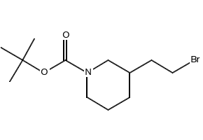Tert-Butyl3-(2-bromoEthyl)piperidine-1-carboxylate structure, CAS 210564-54-8