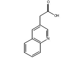 2-(Quinolin-3-yl)aceticacid structure, CAS 21168-40-1