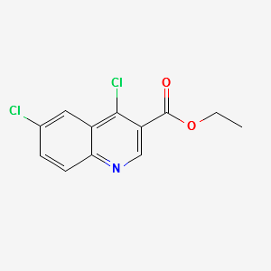 4,6-Dichloroquinoline-3-carboxylate structure, CAS 21168-41-2