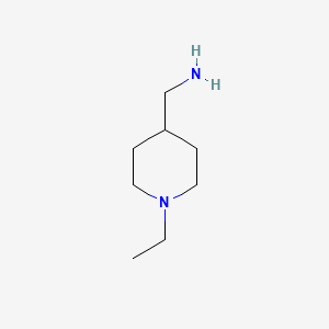 (1-Ethylpiperidin-4-yl)methanamine structure, CAS 21168-71-8
