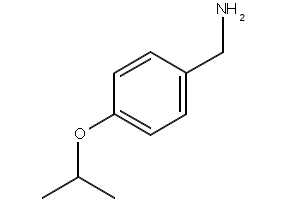 4-Isopropoxybenzylamine structure, CAS 21244-34-8