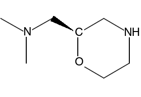 N,N-Dimethyl-(R)-(morpholin-2-yl)methanamine structure, CAS 214273-19-5