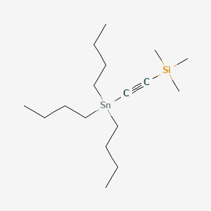 Tributyl(trimethylsilylethynyl)tin structure, CAS 81353-38-0