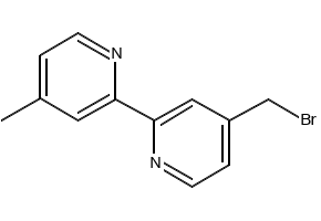 4-(Bromomethyl)-4'-Methyl-2,2'-bipyridine structure, CAS 81998-05-2