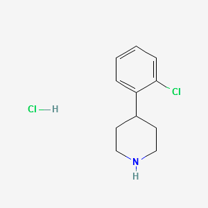 4-(2-Chloro-phenyl)-piperidinehydrochloride structure, CAS 82211-92-5