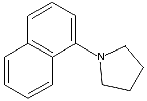 1-(1-Naphthyl)pyrrolidine structure, CAS 82238-92-4