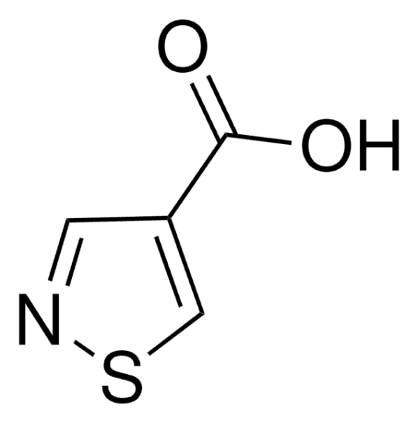 Isothiazole-4-carboxylicacid structure, CAS 822-82-2