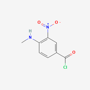 3-Nitro-4-methylamino-benzoylchloride structure, CAS 82357-48-0