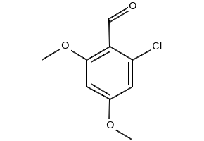 2-Chloro-4,6-dimethoxybenzaldehyde structure, CAS 82477-61-0