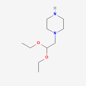 1-(2,2-DiethoxyEthyl)piperazine structure, CAS 82516-06-1