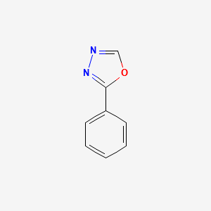 2-Phenyl-1,3,4-oxadiazole structure, CAS 825-56-9