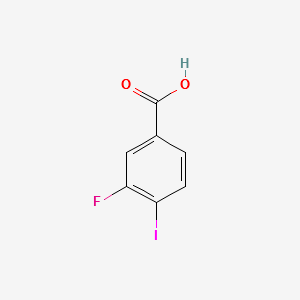 3-Fluoro-4-iodobenzoicacid structure, CAS 825-98-9