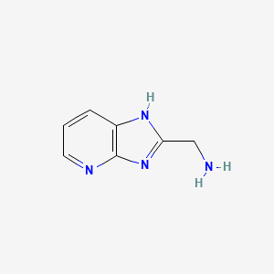 (3H-Imidazo[4,5-b]pyridin-2-yl)methanamine structure, CAS 828242-03-1