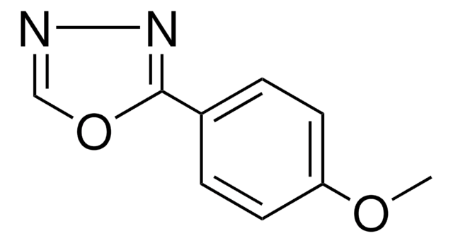 2-(4-Methoxyphenyl)-1,3,4-oxadiazole structure, CAS 829-35-6