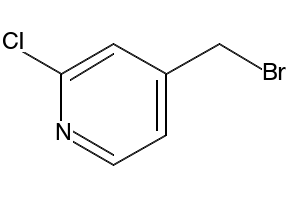 4-Bromomethyl-2-chloro-pyridine structure, CAS 83004-15-3