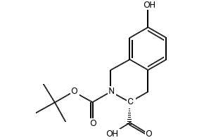 Boc-7-hydroxy-D-tic-OH structure, CAS 214630-00-9