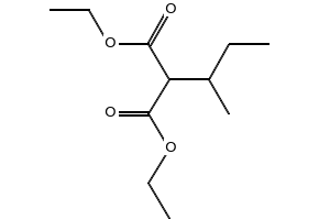 Diethyl(1-methylpropyl)malonate structure, CAS 83-27-2