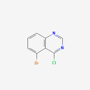 5-Bromo-4-chloroquinazoline structure, CAS 2148-38-1