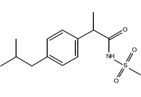 N-(2-Hydroxyethyl)-2-(4-isobutylphenyl)propanamide structure, CAS 83394-44-9