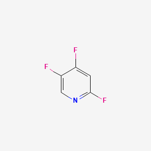 2,4,5-Trifluoropyridine structure, CAS 837365-04-5