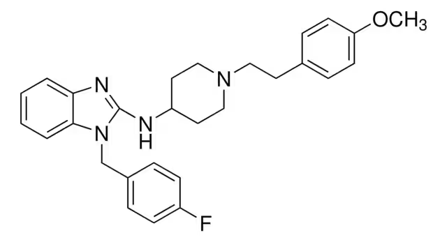 1-(4-Fluorophenylmethyl)-2-aminobenzimidazole structure, CAS 83783-69-1