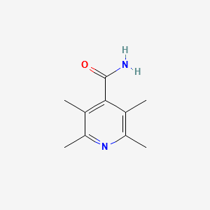 2,3,5,6-Tetramethylisonicotinamide structure, CAS 215032-19-2