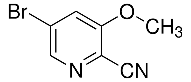 5-Bromo-3-methoxypyridine-2-carbonitrile structure, CAS 36057-46-2