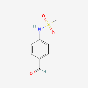 N-(4-Formylphenyl)methanesulfonamide structure, CAS 83922-54-7