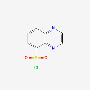 Quinoxaline-5-sulfonylchloride structure, CAS 844646-88-4