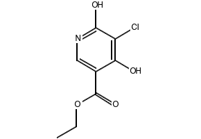 Ethyl5-chloro-4,6-dihydroxynicotinate structure, CAS 846541-71-7