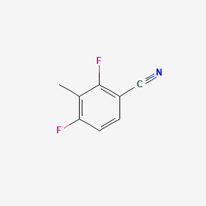 2,4-Difluoro-3-methylbenzonitrile structure, CAS 847502-87-8