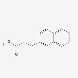 3-Naphthalen-2-yl-propionicacid structure, CAS 21658-35-5