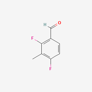 2,4-Difluoro-3-methylbenzaldehyde structure, CAS 847502-88-9