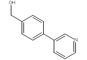 (4-Pyrid-3-ylphenyl)methanol structure, CAS 217189-04-3