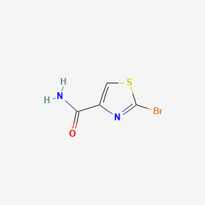2-Bromothiazole-4-carboxamide structure, CAS 848501-94-0
