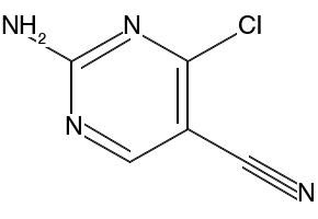 2-Amino-4-chloropyrimidine-5-carboxaldehyde structure, CAS 848697-17-6