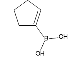 Cyclopent-1-ene-1-boronicacid structure, CAS 850036-28-1