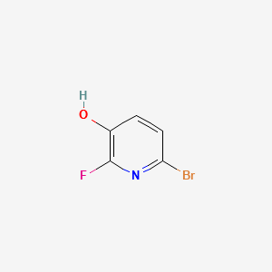 6-Bromo-2-fluoro-3-pyridinol structure, CAS 850142-72-2