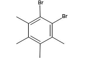 1,2-Dibromo-3,4,5,6-tetramethylbenzene structure, CAS 36321-73-0