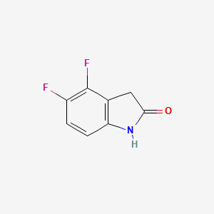 4,5-Difluoroindolin-2-one structure, CAS 850429-64-0