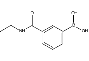 3-(N-Ethylaminocarbonyl)phenylboronicacid structure, CAS 850567-21-4
