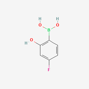 4-Fluoro-2-hydroxyphenylboronicacid structure, CAS 850568-00-2