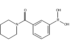3-(Piperidine-1-carbonyl)phenylboronicacid structure, CAS 850568-34-2
