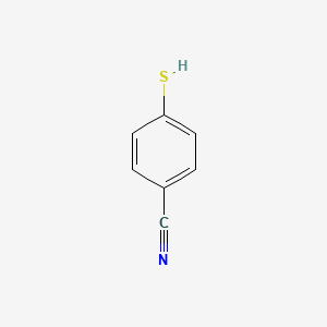 4-Cyanothiophenol structure, CAS 36801-01-1
