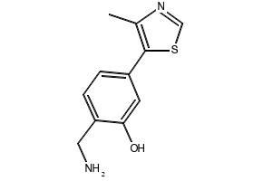 5-aminoMethyl-4-methylthiazol-2-ylamine structure, CAS 850852-66-3