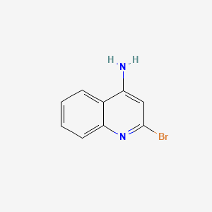 2-Bromoquinolin-4-amine structure, CAS 36825-35-1
