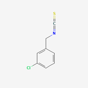 3-Chlorobenzylisothiocyanate structure, CAS 3694-58-4