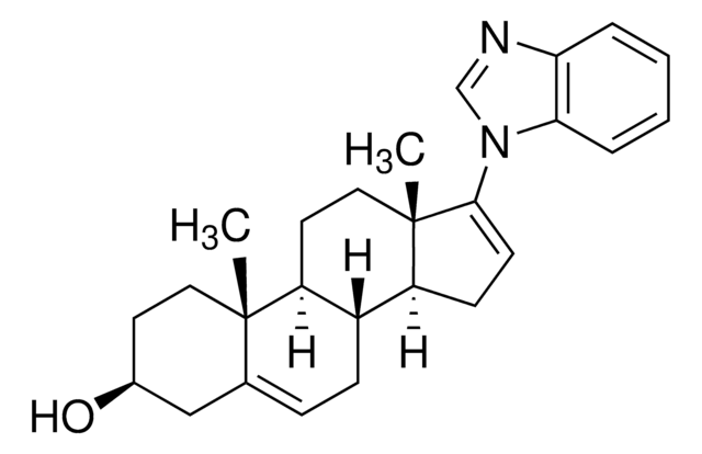 (3S,8R,9S,10R,13S,14S)-17-(1H-Benzo[d]imidazol-1-yl)-10,13-dimethyl-2,3,4,7,8,9,10,11,12,13,14,15-dodecahydro-1H-cyclopenta[a]phenanthren-3-ol structure, CAS 851983-85-2